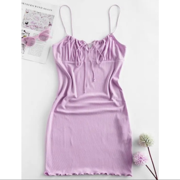 Ribbed minidress - Picture 1 of 3